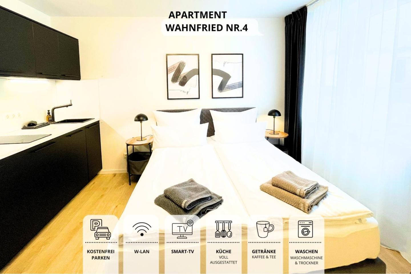 Apartment Wahnfried No4 - Zentral Wohnen Mit Kueche Und Duschbad, Parkplatz, 300M Zur Fussgaengerzone Μπαϊρόιτ Εξωτερικό φωτογραφία